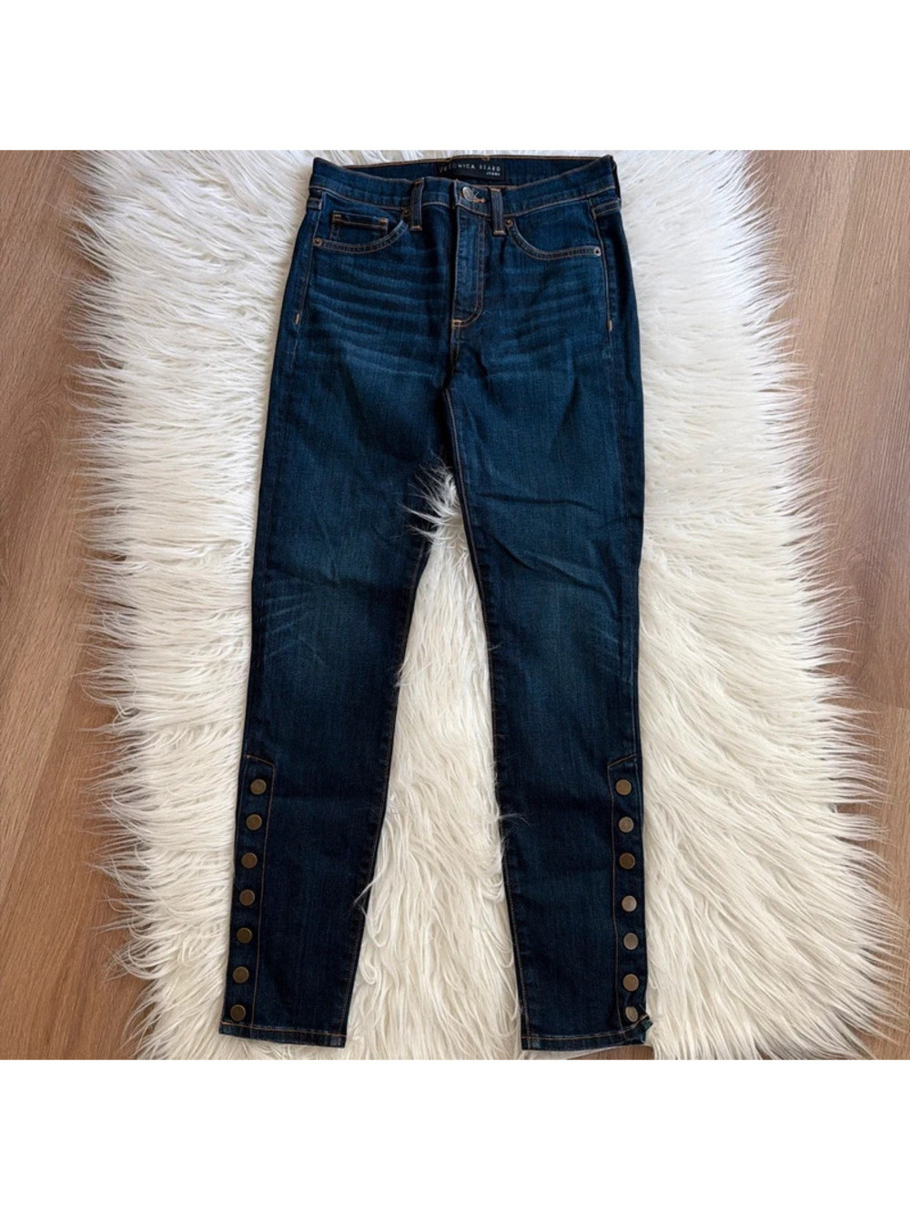 Veronica Beard Debbie High-Rise Skinny Jeans